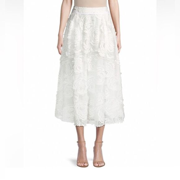 Ted Baker London Louelaa Midi Lace Skirt - Picture 1 of 6